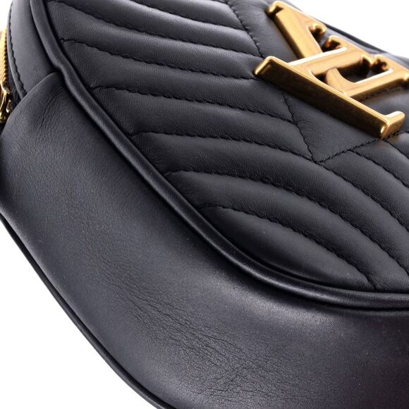 Louis Vuitton New Wave Heart Crossbody Bag Quilted Leather Black - Picture 6 of 9